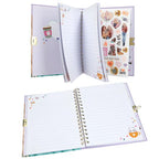 Top Model Diary With Padlock And Bracelet