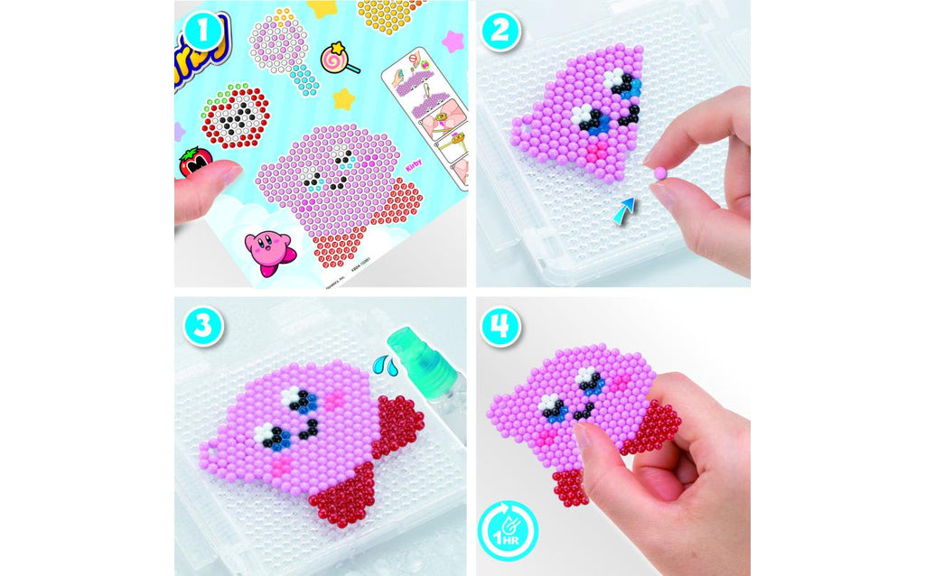 Aqua Beads Kirby Keyring Set