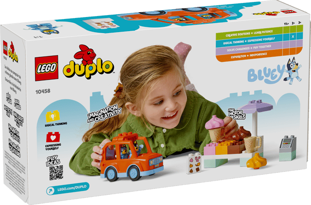 Lego Duplo Bluey Ice Cream Trip With Bluey