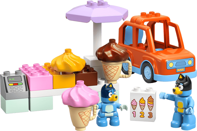 Lego Duplo Bluey Ice Cream Trip With Bluey