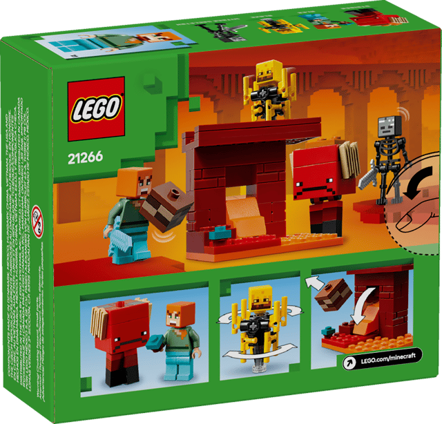 Lego Minecraft The Nether Lava Battle