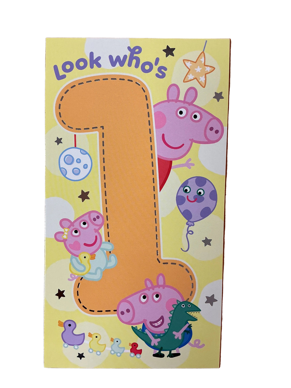 Peppa Pig Happy Birthday 1 Card