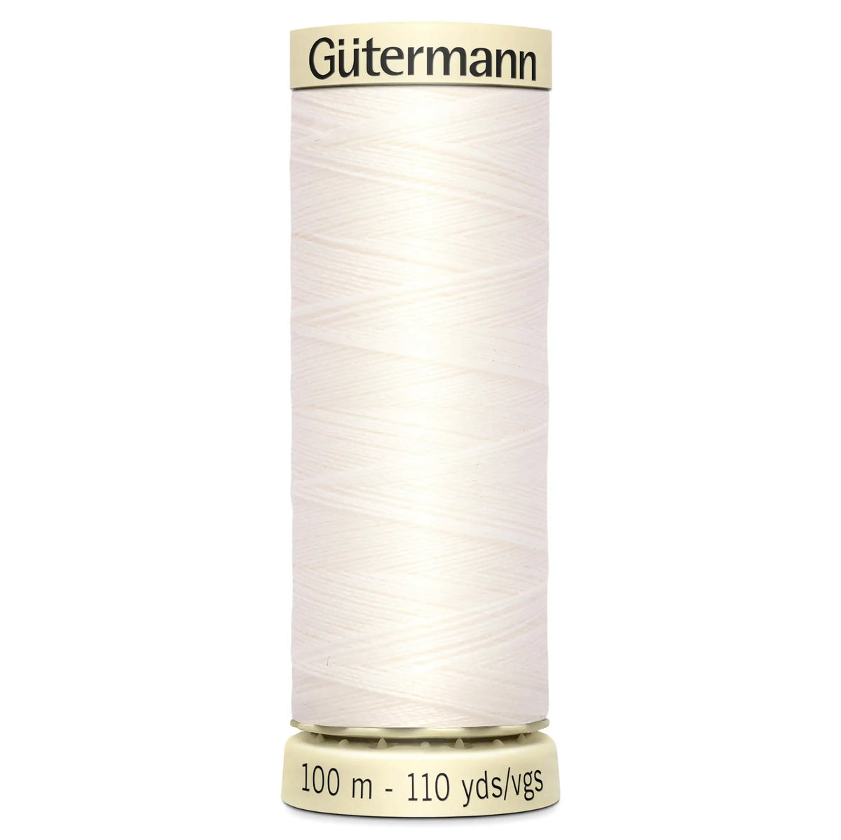 Gutermann 100m Sew All Polyester Thread - Col 111 Bridal White