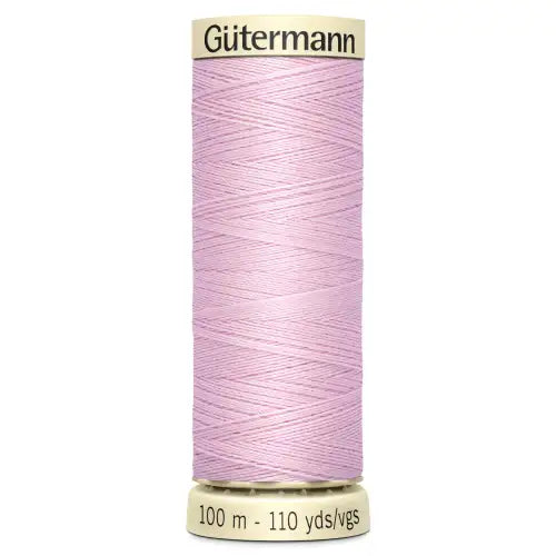 Gutermann 100m Sew All Polyester Thread - Col 320 Ice Pink