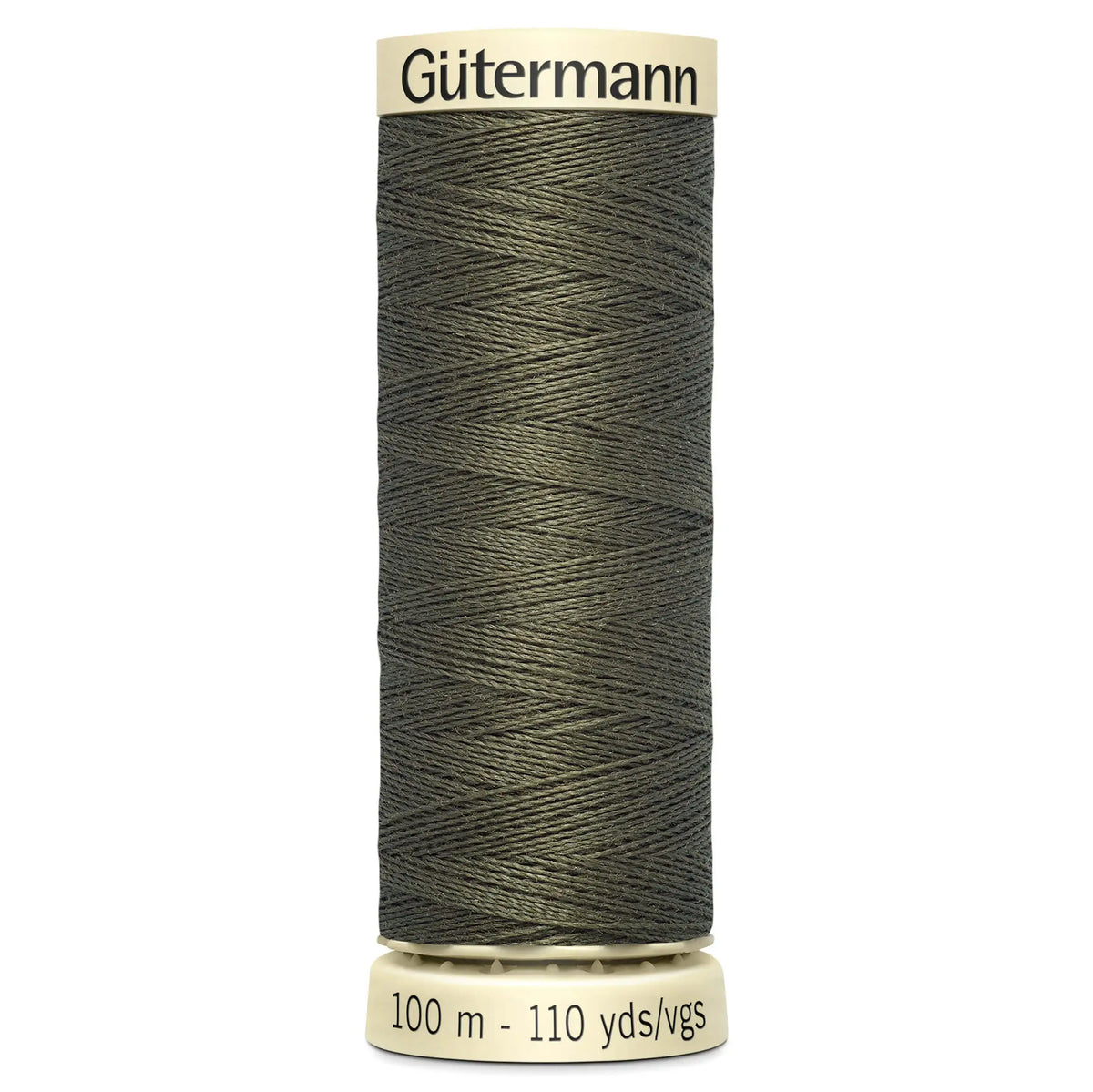 Gutermann 100m Sew All Polyester Thread - Col 676 Dark Khaki