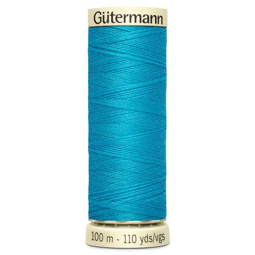 Gutermann 100m Sew All Polyester Thread - Col 736 Cyan