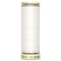 Gutermann 100m Sew All Polyester Thread - Col 800 White