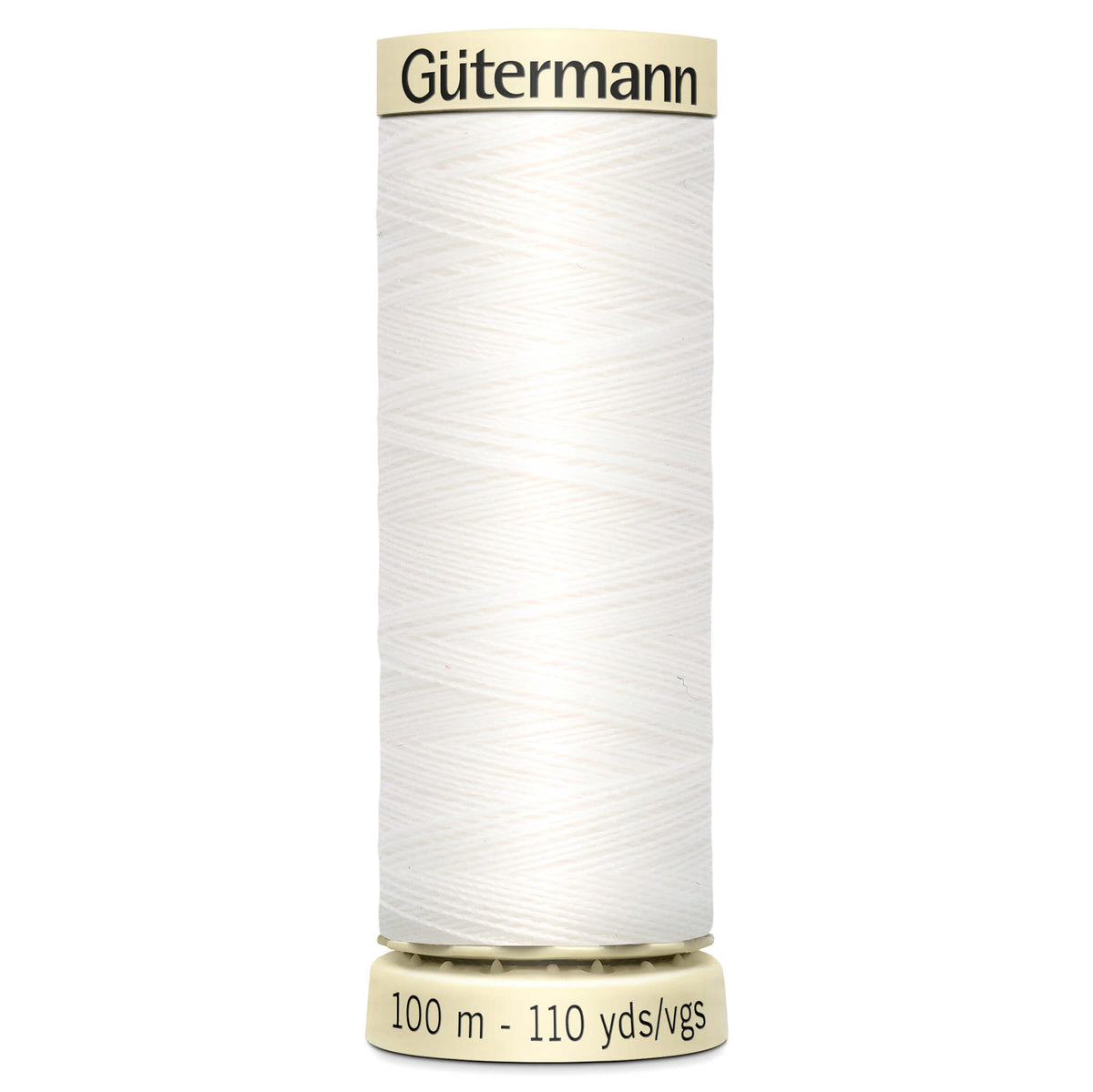 Gutermann 100m Sew All Polyester Thread - Col 800 White