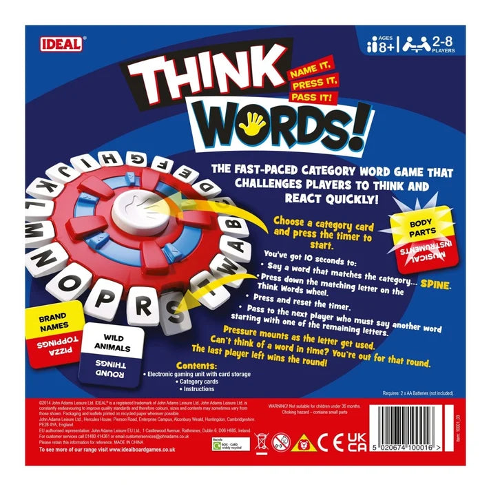 Think Words Game
