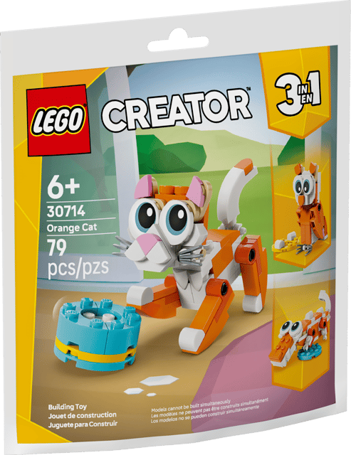 Lego Mixtray Creator Orange Cat