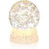 Premier 15cm Snowflake Spinner Globe
