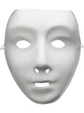 Halloween Plain White Robot Mask