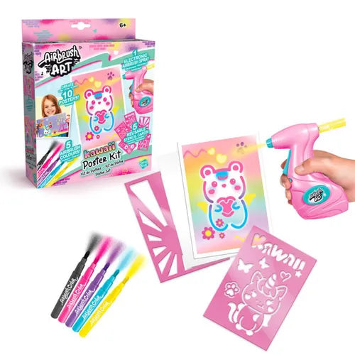 Airbrush Art Kawai Poster Kit