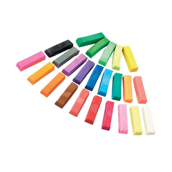 Plasticine Basic Refill 24 Colour Max