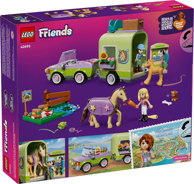 Lego Friends Horse & Baby Foal Trailer