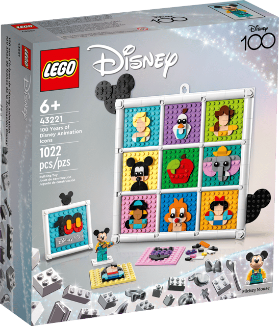 Lego Disney 100 Years Of Disney Animation Icons