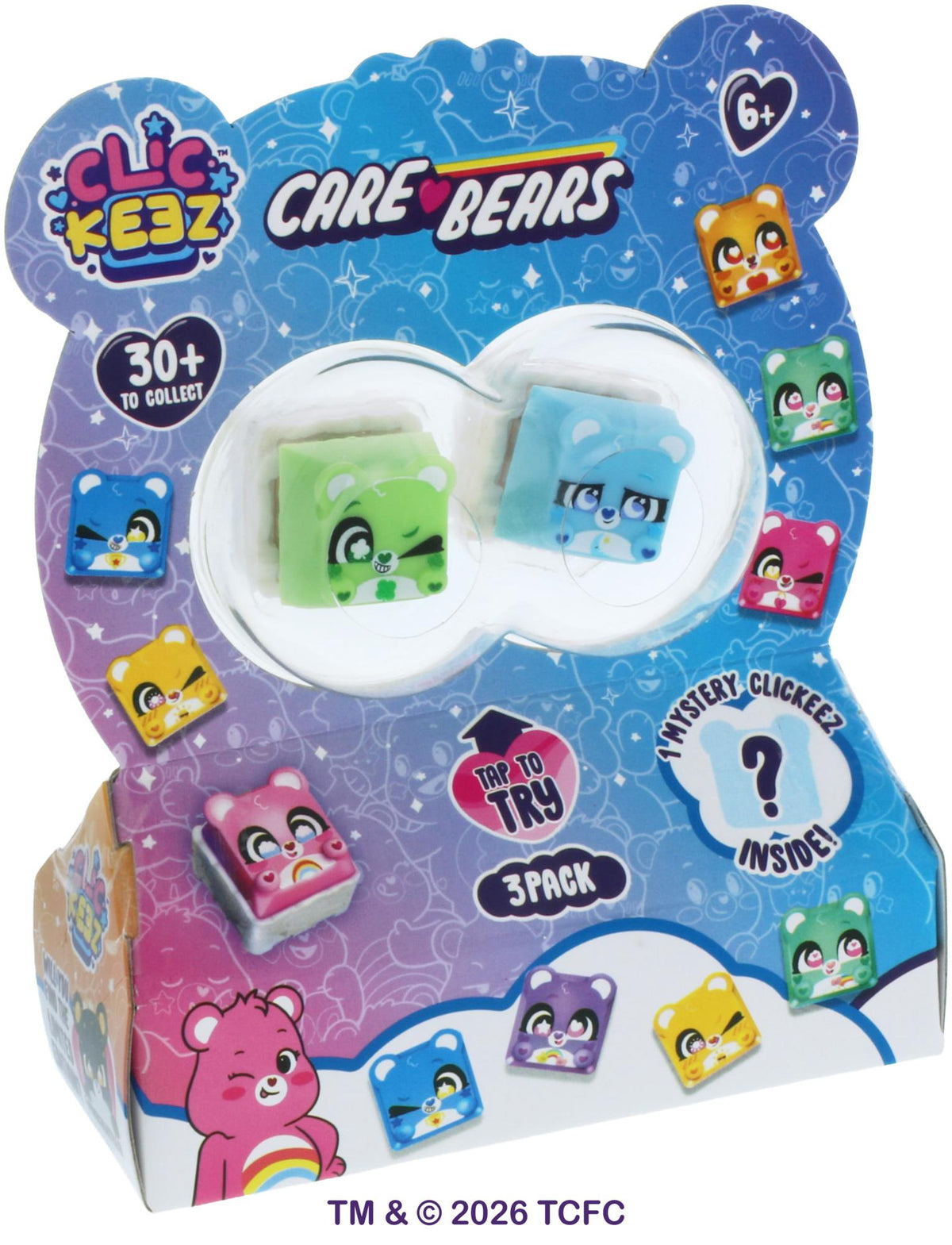 Clickeez Care Bears 3-Pack