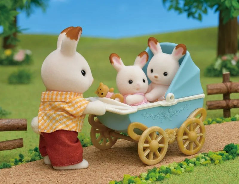 Sylvanian Chocolate Rabbit Twins Set