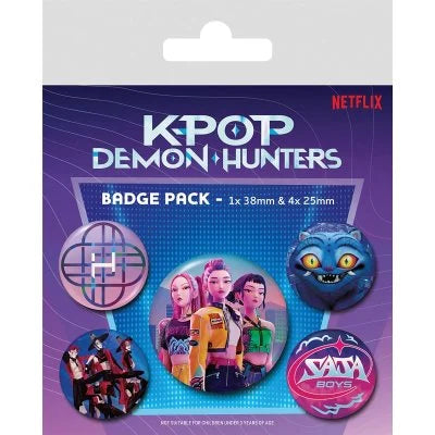 K-Pop Demon Hunters Badge Pack