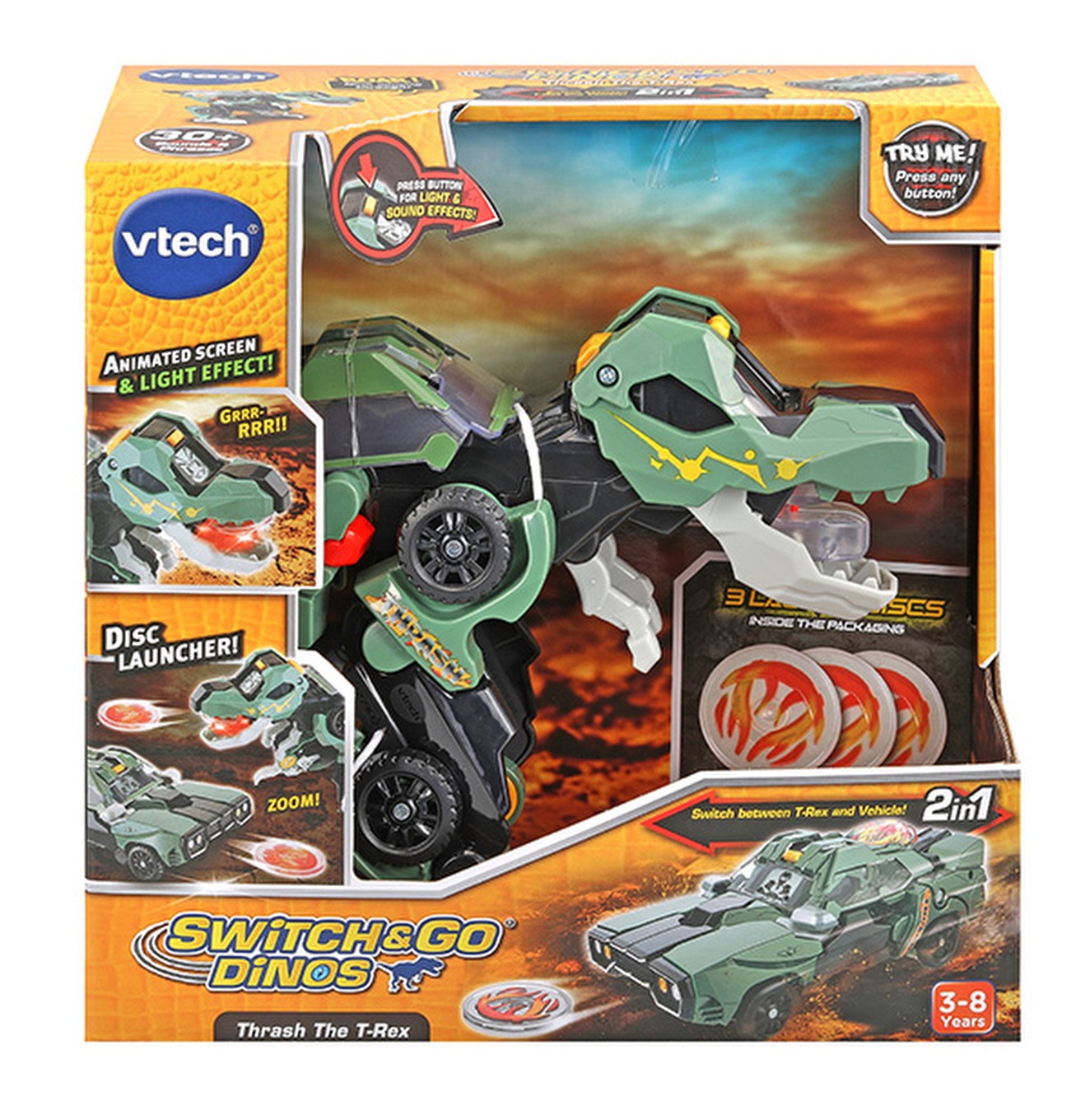 Switch & Go Dinos Thrash The T-Rex