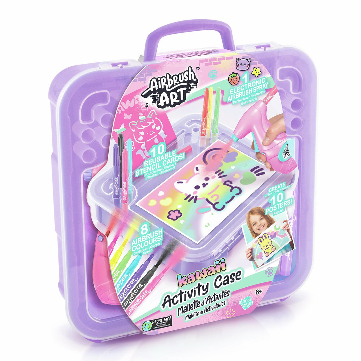 Airbrush Art Kawai Activity Case