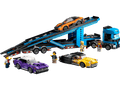 Lego City Transporter Truck With Sports Cars