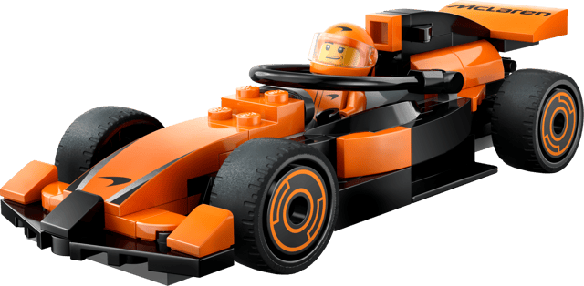 Lego City F1 Driver With McLaren Race Car