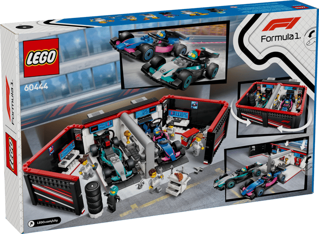 Lego City F1 Garage & Mercedes-AMG & Alpine Cars