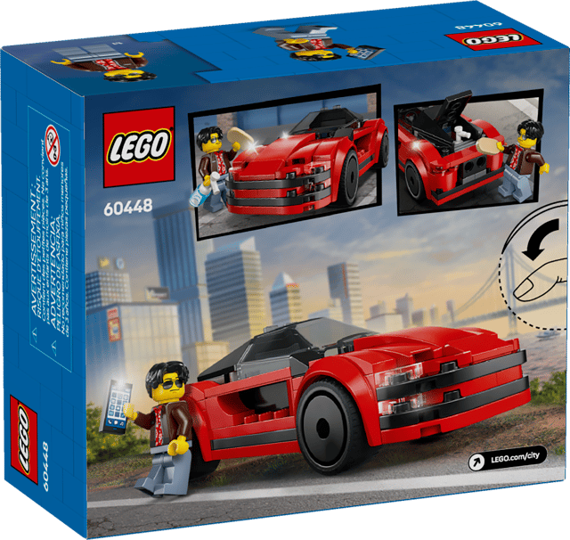 Lego City Red Sports Car