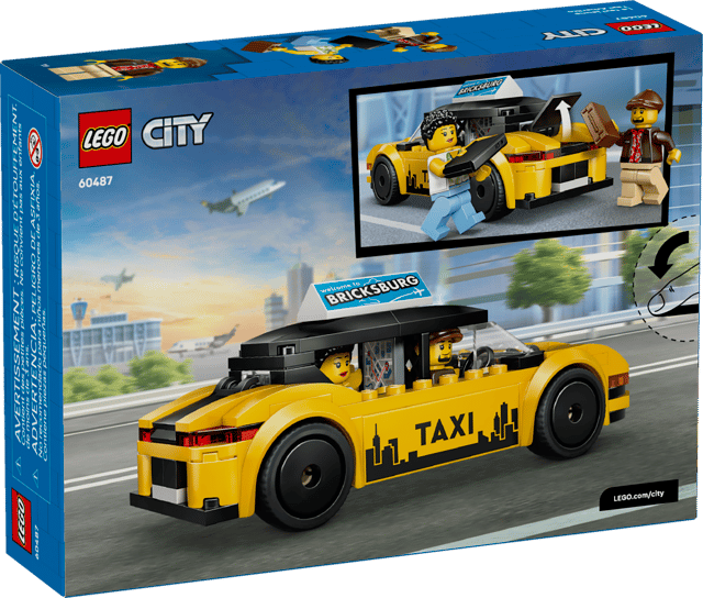 Lego City Yellow Taxi