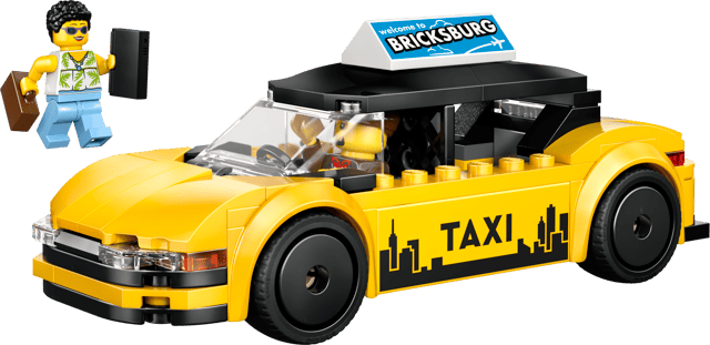 Lego City Yellow Taxi