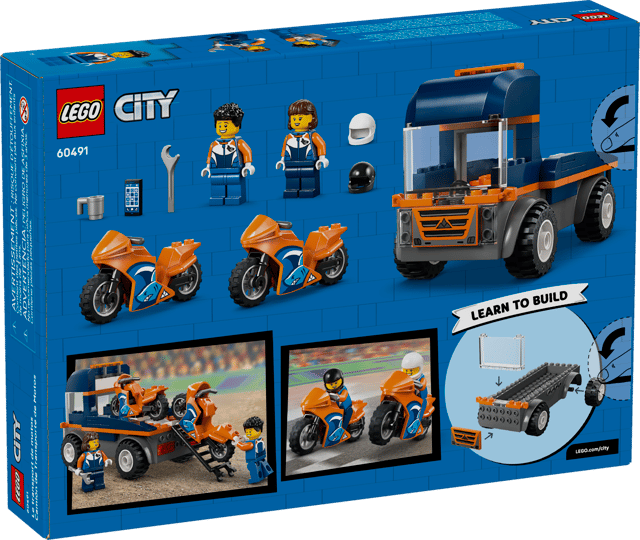 Lego City Motorcycle Transporter