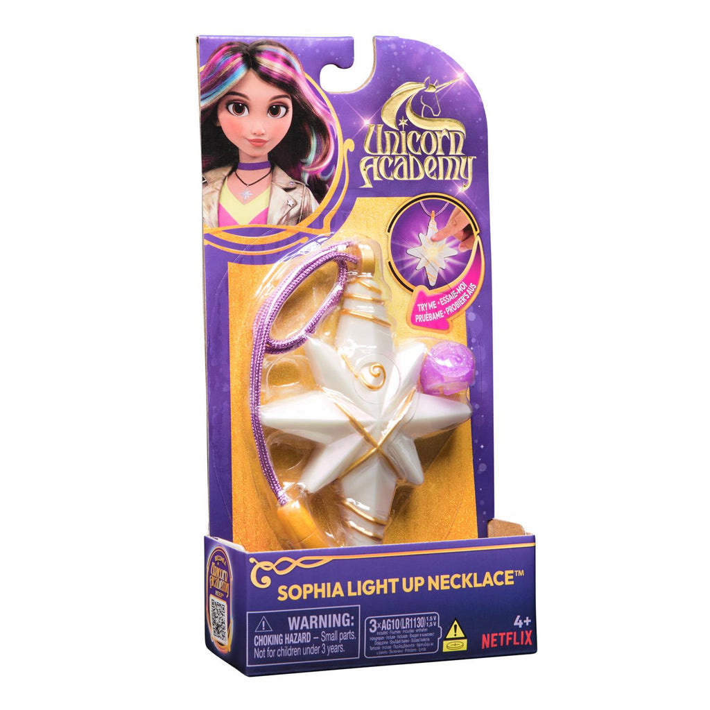 Unicorn Academy Sofias Light Up Necklace And Ring
