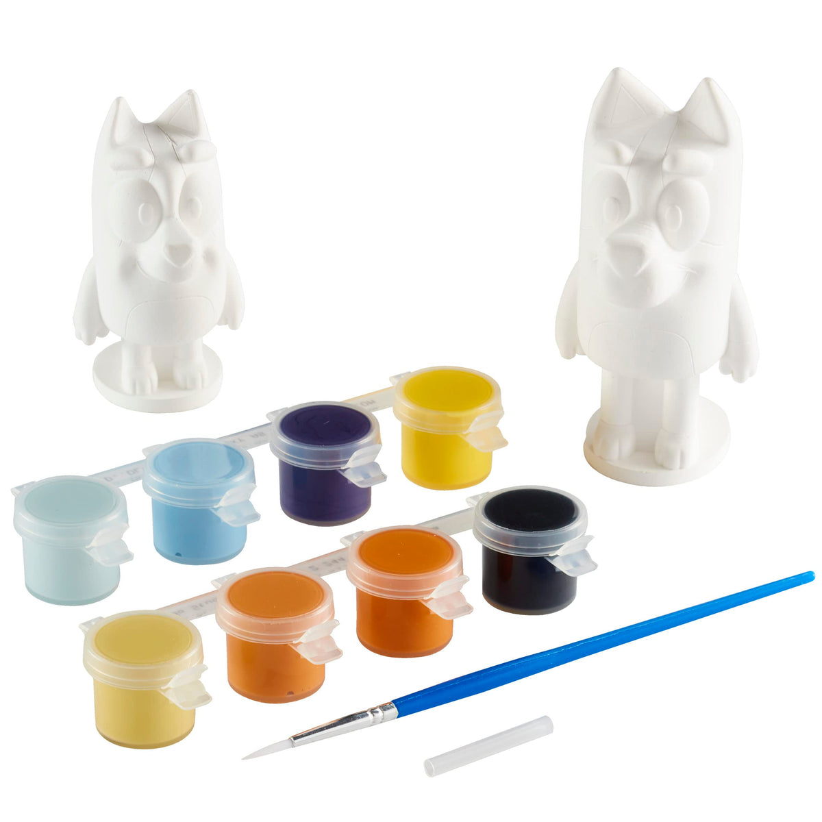 Bluey & Bingo Paint up Plaster Figure Set