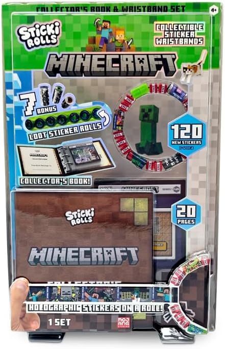 STICKI ROLLS MINECRAFT COLLECTORS BOOK