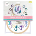 Simply Make Cross Stitch Kit 8" Feathers
