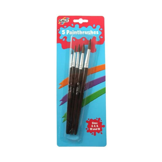 Galt 5 Paintbrushes