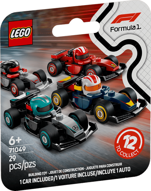 Lego F1 Collectable Race Cars