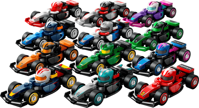 Lego F1 Collectable Race Cars