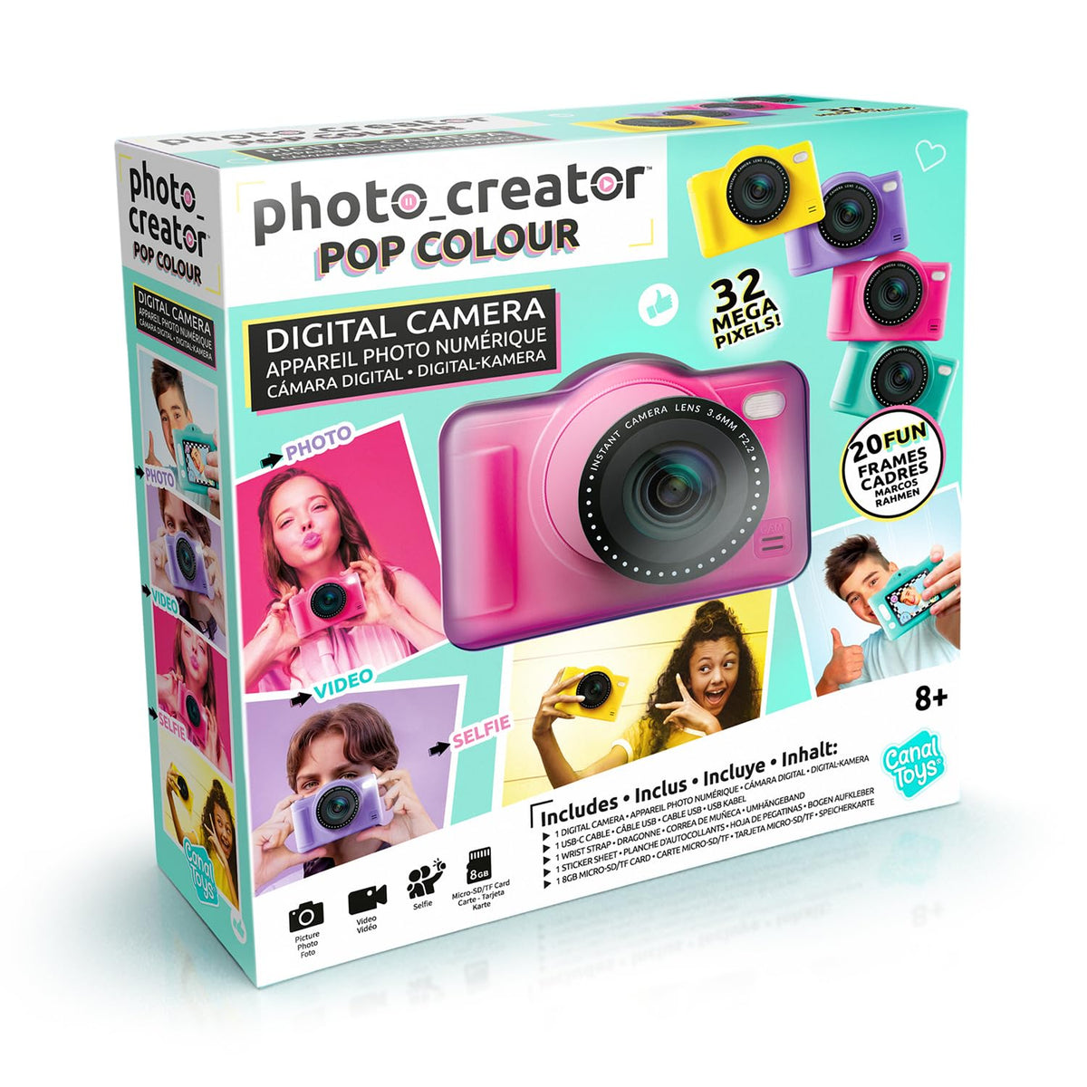 Photo Creator Pop Colour Camera Pink