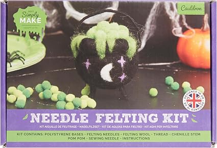 Simply Make Needle Felting Halloween Cauldron