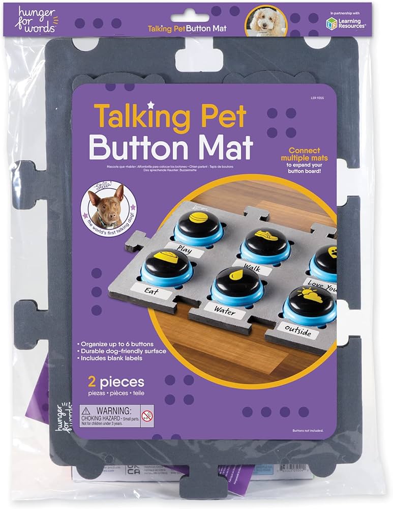 Learning Resources Talking Pet Button Mat