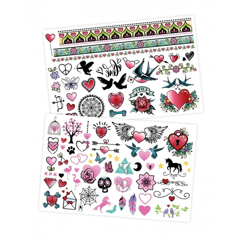 75 Wash Off Tattoos Coloured