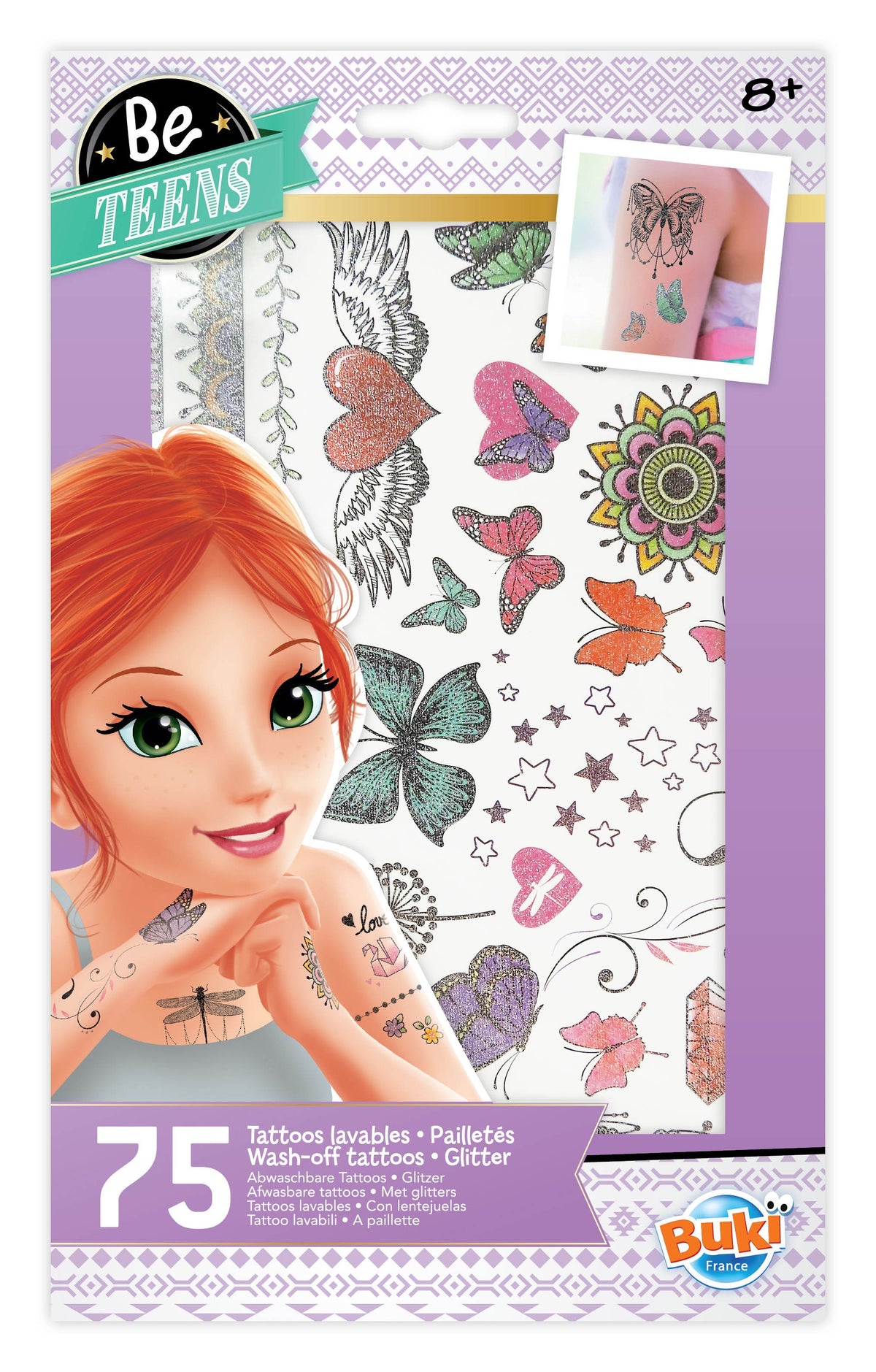 75 Wash Off Tattoos Glitter