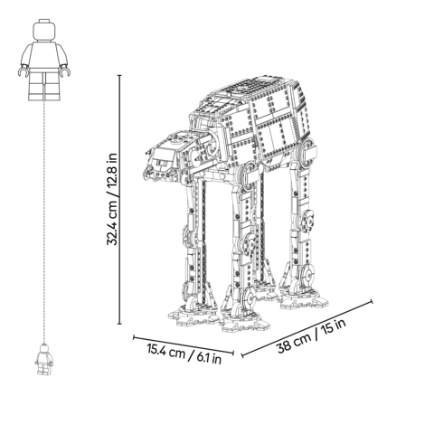Lego Star Wars Imperial Remnant AT-AT With INT-4