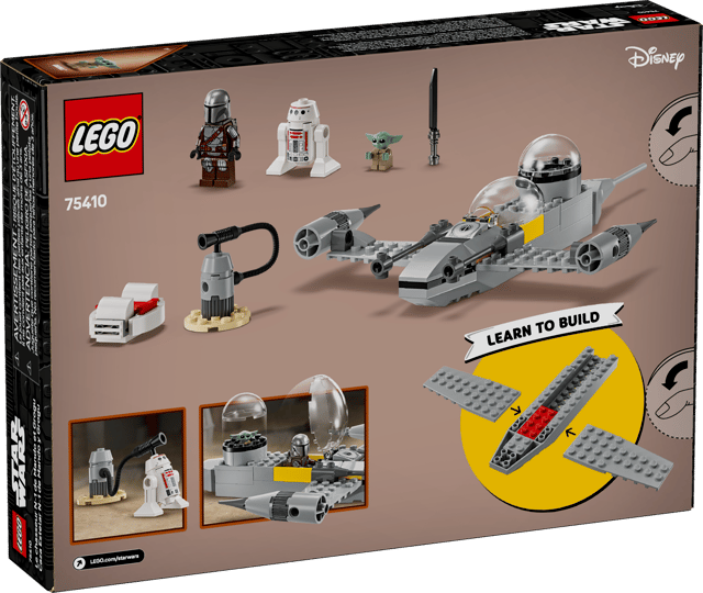 Lego Star Wars Mando and Grogu's N-1 Starfighter