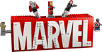 Lego Marvel Logo And Minifigures