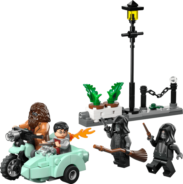 Lego Harry Potter Hagrid And Harrys Privet Drive Escape