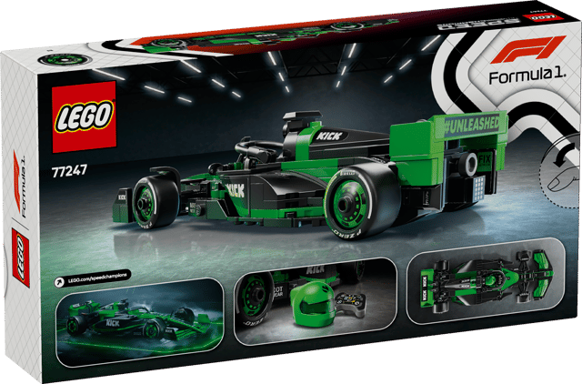Lego Speed Champions KICK Sauber F1 Team C44 Race Car
