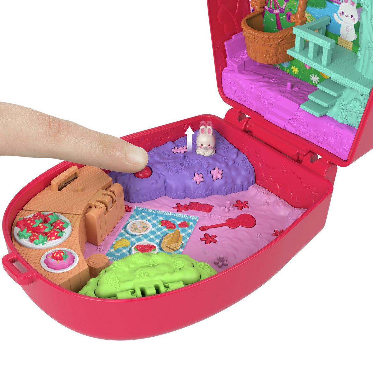 Polly Pocket Strawberry Bunny Basket
